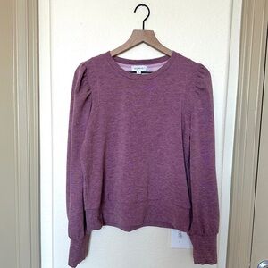 Evereve Purple Long Sleeve Top